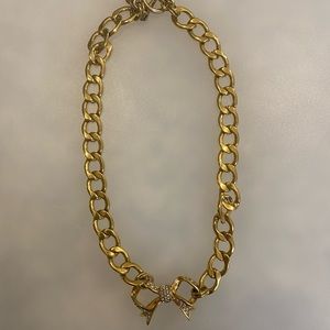 Juicy Couture gold charm necklace